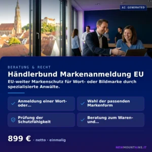 Händlerbund Markenanmeldung EU — EU-weiter Markenschutz für Wort- oder Bildmarke durch spezialisierte Anwälte. von Newmountains.IT aus Landshut