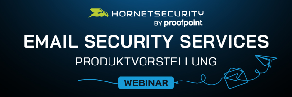 Hornetsecurity Webinar Email Security Services