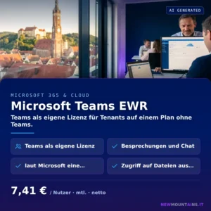 Microsoft Teams EWR — Teams als eigene Lizenz für Tenants auf einem Plan ohne Teams. von Newmountains.IT aus Landshut