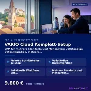 VARIO Cloud Komplett-Setup — ERP für mehrere Standorte und Mandanten: vollständige Datenmigration, mehrere… von Newmountains.IT aus Landshut