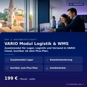 VARIO Modul Logistik & WMS — Zusatzmodul für Lager, Logistik und Versand in VARIO Cloud, buchbar ab dem Plus-Plan. von Newmountains.IT aus Landshut