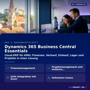 Dynamics 365 Business Central Essentials – Cloud-ERP für KMU: Finanzen, Verkauf, Einkauf, Lager und Projekte in einer Lösung | Newmountains.IT aus Landshut