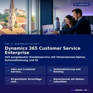 Dynamics 365 Customer Service Enterprise – Voll ausgebauter Kundenservice mit Omnichannel-Option, Automatisierung und KI | Newmountains.IT aus Landshut