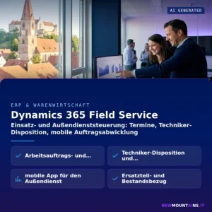 Dynamics 365 Field Service – Einsatz- und Außendienststeuerung: Termine, Techniker-Disposition, mobile Auftragsabwicklung | Newmountains.IT aus Landshut