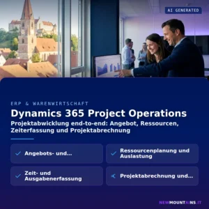 Dynamics 365 Project Operations – Projektabwicklung end-to-end: Angebot, Ressourcen, Zeiterfassung und Projektabrechnung | Newmountains.IT aus Landshut