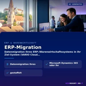 ERP-Migration – Datenmigration Ihres ERP-/Warenwirtschaftssystems in Ihr Ziel-System (VARIO Cloud | Newmountains.IT aus Landshut