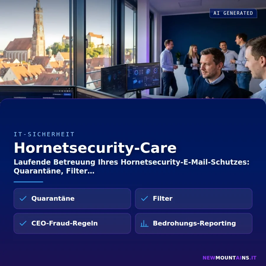 Hornetsecurity-Care – Laufende Betreuung Ihres Hornetsecurity-E-Mail-Schutzes: Quarantäne, Filter | Newmountains.IT aus Landshut