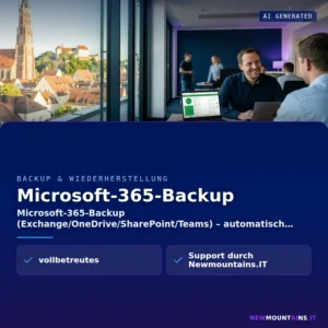 Microsoft-365-Backup – Microsoft-365-Backup (Exchange/OneDrive/SharePoint/Teams) – automatisch | Newmountains.IT aus Landshut