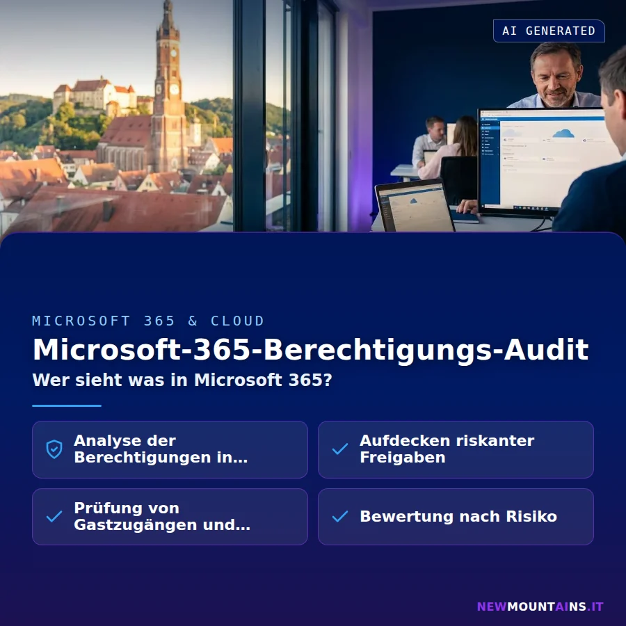 Microsoft-365-Berechtigungs-Audit – Wer sieht was in Microsoft 365? | Newmountains.IT aus Landshut