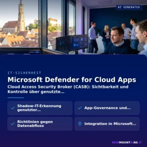 Microsoft Defender for Cloud Apps – Cloud Access Security Broker (CASB): Sichtbarkeit und Kontrolle über genutzte | Newmountains.IT aus Landshut
