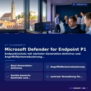 Microsoft Defender for Endpoint P1 – Endpunktschutz mit nächster-Generation-Antivirus und Angriffsflächenreduzierung | Newmountains.IT aus Landshut