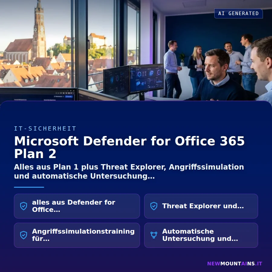 Microsoft Defender for Office 365 Plan 2 – Alles aus Plan 1 plus Threat Explorer, Angriffssimulation und automatische Untersuchung | Newmountains.IT aus Landshut