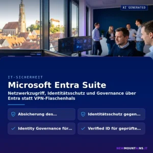 Microsoft Entra Suite – Netzwerkzugriff, Identitätsschutz und Governance über Entra statt VPN-Flaschenhals | Newmountains.IT aus Landshut