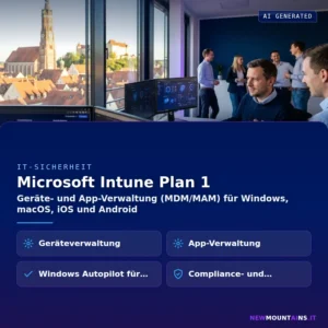 Microsoft Intune Plan 1 – Geräte- und App-Verwaltung (MDM/MAM) für Windows, macOS, iOS und Android | Newmountains.IT aus Landshut