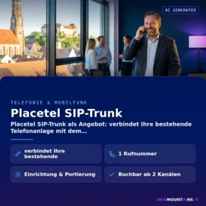 Placetel SIP-Trunk – Placetel SIP-Trunk als Angebot: verbindet Ihre bestehende Telefonanlage mit dem | Newmountains.IT aus Landshut