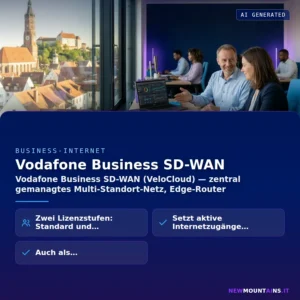 Vodafone Business SD-WAN – Vodafone Business SD-WAN (VeloCloud) — zentral gemanagtes Multi-Standort-Netz, Edge-Router | Newmountains.IT aus Landshut