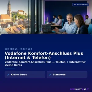 Vodafone Komfort-Anschluss Plus (Internet & Telefon) – Vodafone Komfort-Anschluss Plus — Telefon + Internet für kleine Büros | Newmountains.IT aus Landshut