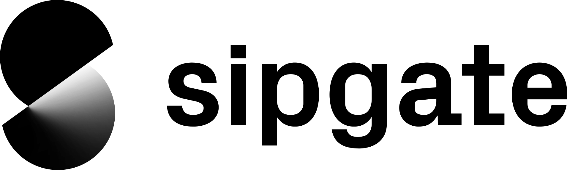 sipgate Logo schwarz