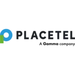 Logo von Placetel (a Gamma company) – Cloud-Telefonanlage und Partner von Newmountains.IT