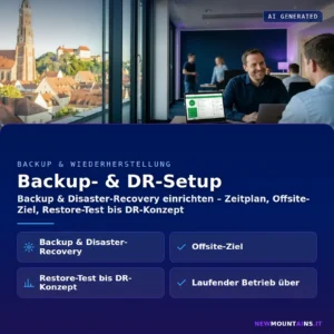 Backup einrichten – Backup- & Disaster-Recovery-Setup von Newmountains.IT