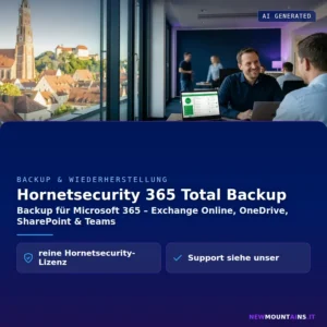 Hornetsecurity 365 Total Backup – Backup für Microsoft 365 – Exchange Online, OneDrive, SharePoint & Teams | Newmountains.IT aus Landshut