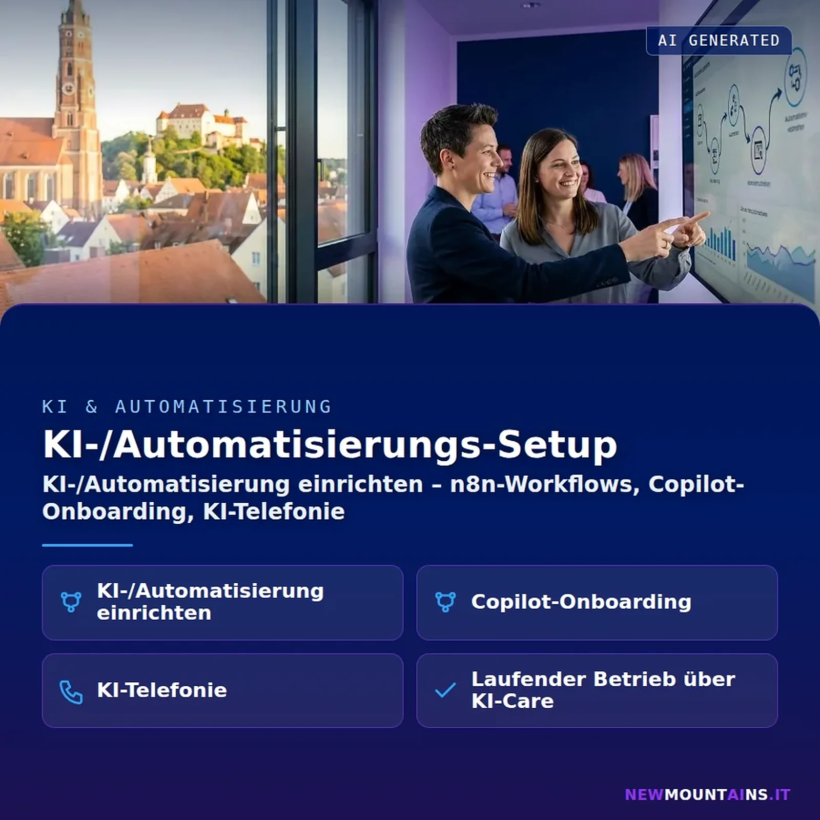 KI-Automatisierung einrichten – n8n-Workflows, Copilot-Onboarding und KI-Telefonie