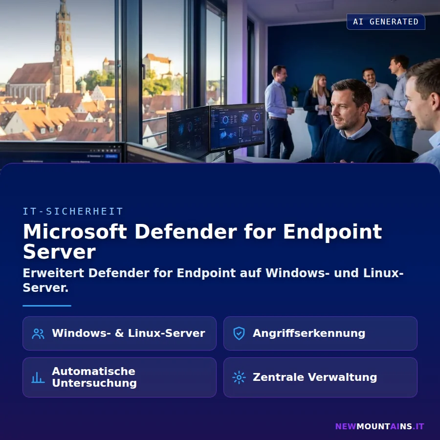 Microsoft Defender for Endpoint Server – Erweitert Defender for Endpoint auf Windows- und Linux-Server | Newmountains.IT aus Landshut