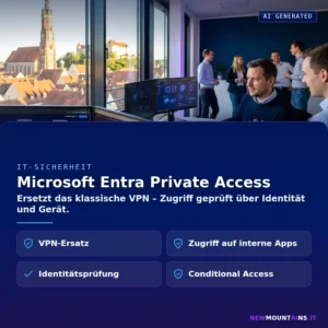 Microsoft Entra Private Access – Ersetzt das klassische VPN – Zugriff geprüft über Identität und Gerät | Newmountains.IT aus Landshut