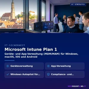 Microsoft Intune Plan 1 – Geräte- und App-Verwaltung (MDM/MAM) für Windows, macOS, iOS und Android | Newmountains.IT aus Landshut