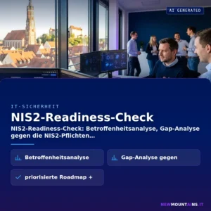 NIS2-Readiness-Check – NIS2-Readiness-Check: Betroffenheitsanalyse, Gap-Analyse gegen die NIS2-Pflichten | Newmountains.IT aus Landshut