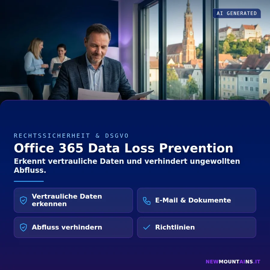 Office 365 Data Loss Prevention – Erkennt vertrauliche Daten und verhindert ungewollten Abfluss | Newmountains.IT aus Landshut
