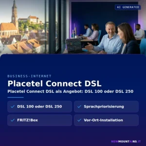 Placetel Connect DSL – Placetel Connect DSL als Angebot: DSL 100 oder DSL 250 | Newmountains.IT aus Landshut
