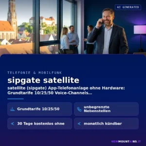 App-Telefonanlage – sipgate satellite ohne Hardware mit unbegrenzten Nebenstellen